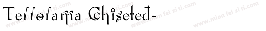 Terrorama Chiseled字体转换